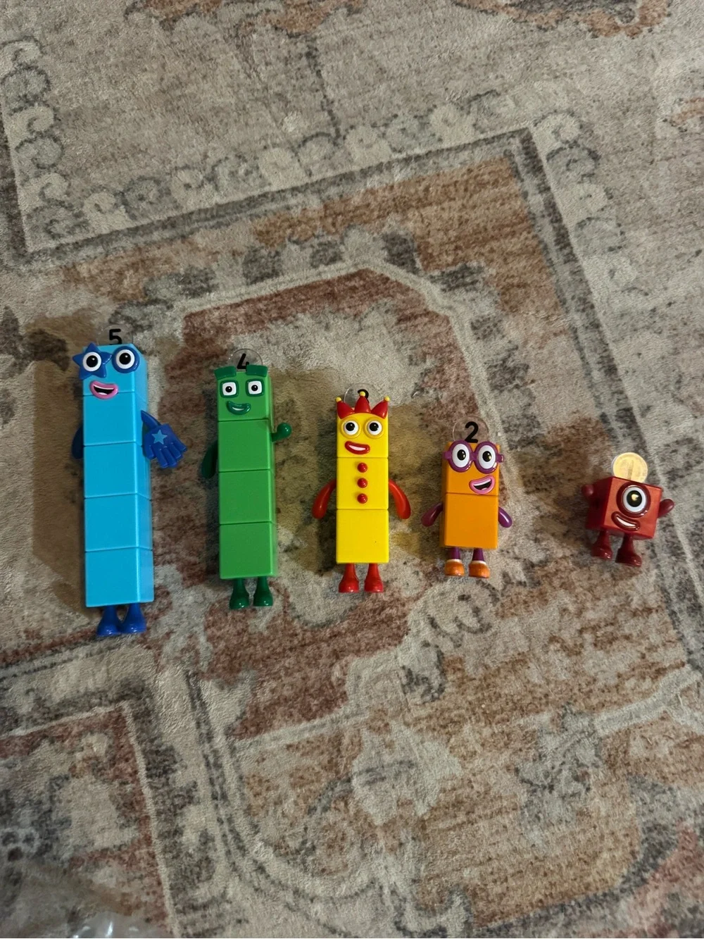Educational Number Stackable Toy Set - Colorful Characters for Kids